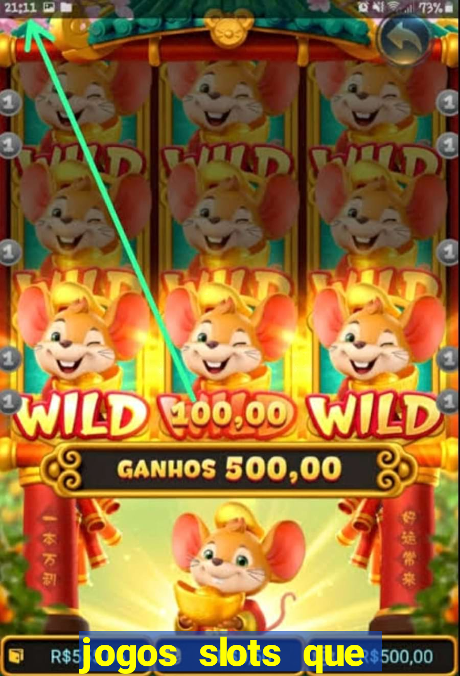 jogos slots que pagam no cadastro